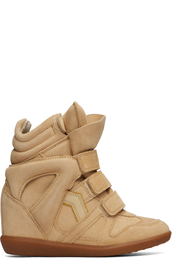 Isabel Marant Beige Bekett Sneakers