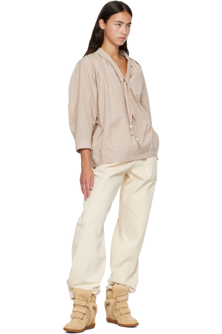 Isabel Marant Beige Bekett Sneakers — foto 5