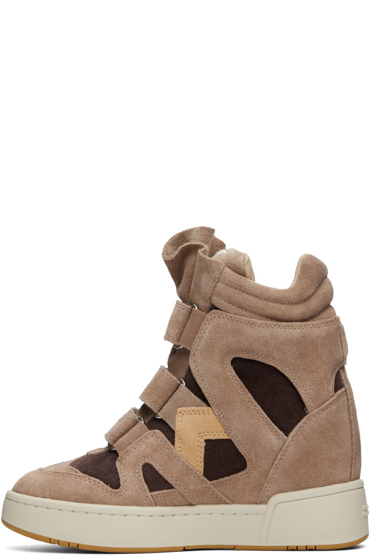 Isabel Marant Taupe IM3 Sneakers — photo 3