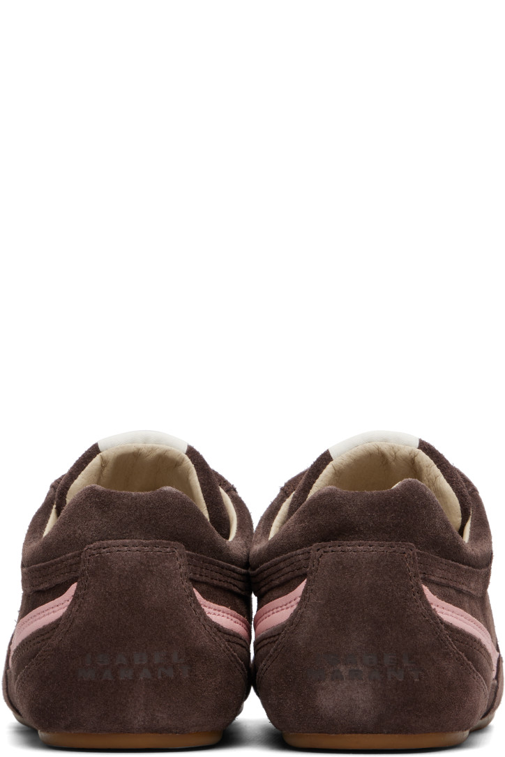 Isabel Marant Brown Senny Low Sneakers — photo 2