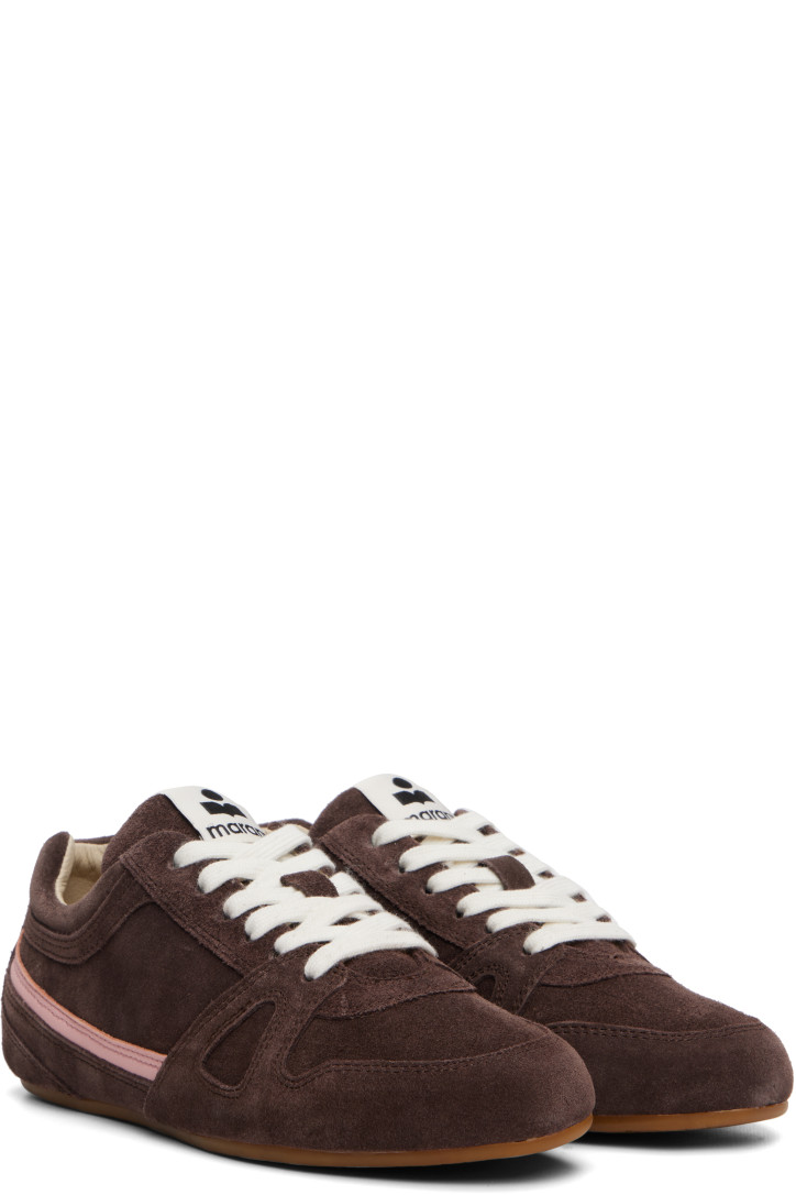 Isabel Marant Brown Senny Low Sneakers — photo 4