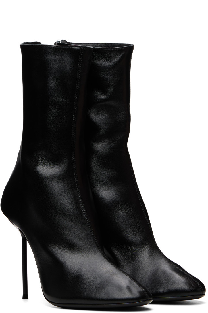 Paris Texas Black Lidia Soft Nappa 105 Ankle Boots — foto 4