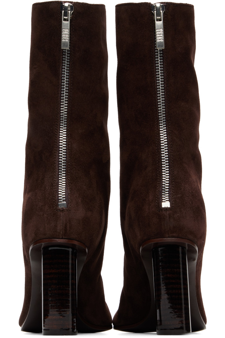 Paris Texas Brown Alice Suede 85 Ankle Boots — foto 2