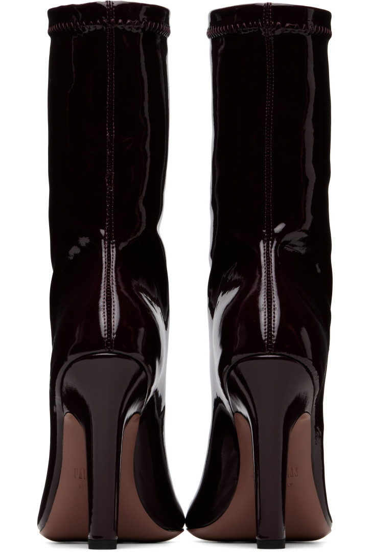 Paris Texas Burgundy Belle 75mm Ankle Boots — foto 2
