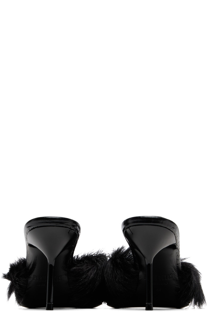 Paris Texas Black Lidia 70mm Fur Heels — foto 2