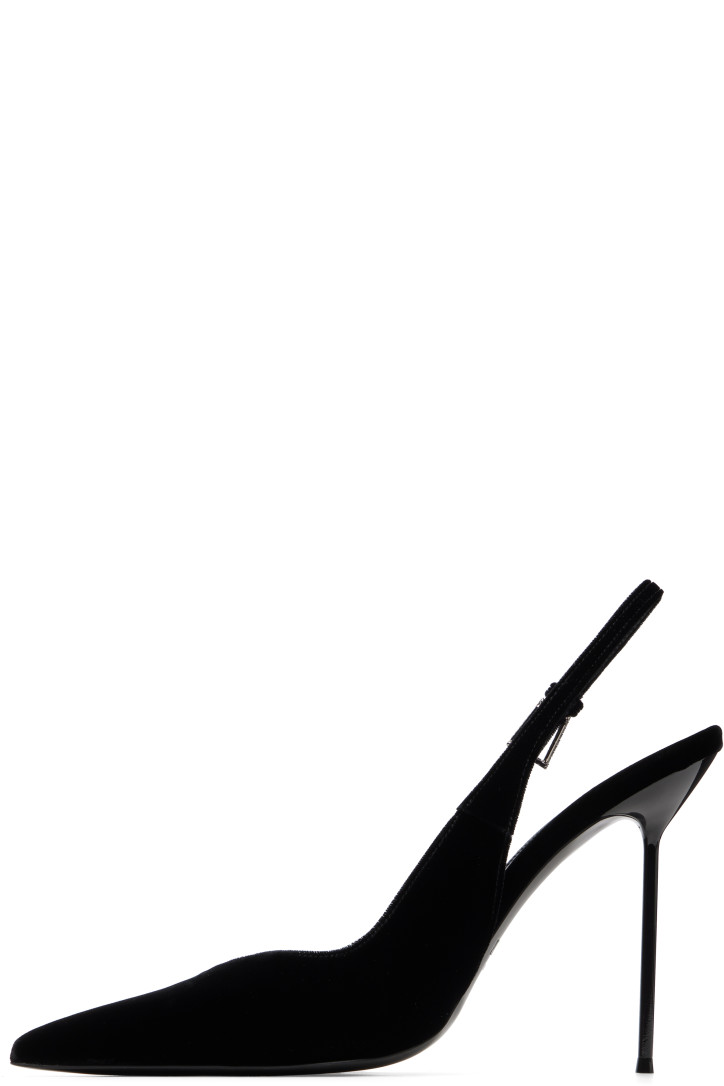 Paris Texas Black Lidia Buckle Slingback 105 Heels — foto 3