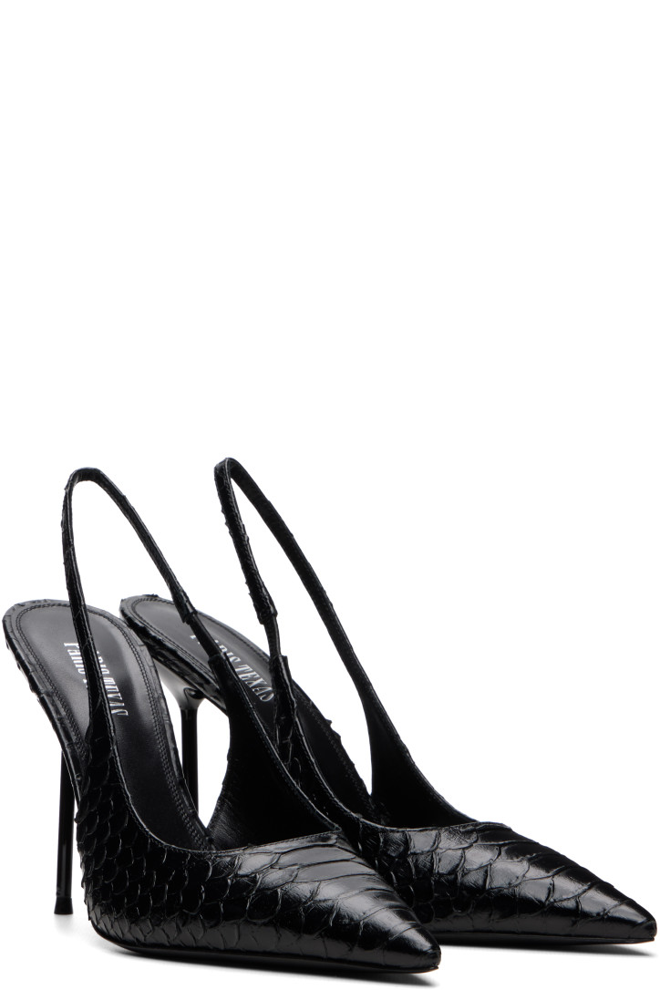 Paris Texas Black Lidia Slingback 105 Heels — foto 4