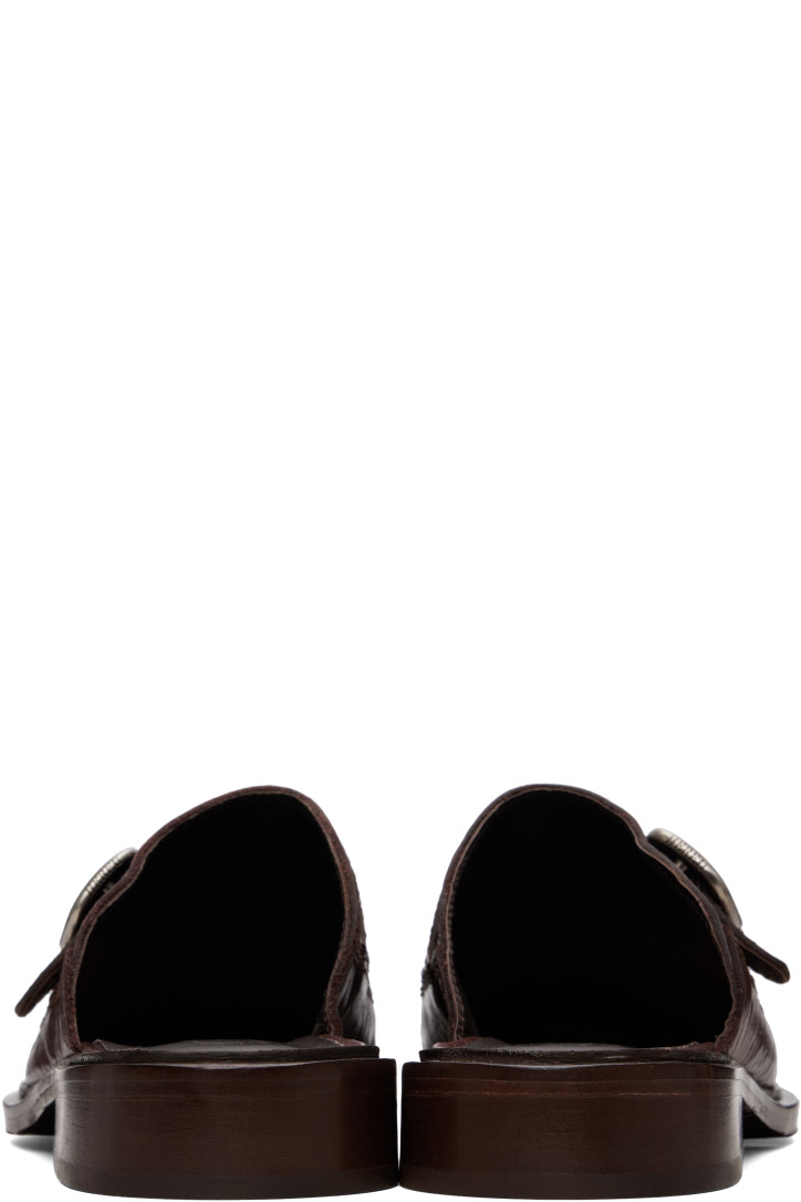 Hereu Burgundy Bernat Mule Loafers — photo 2