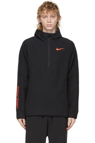 Nike Black Pro Hooded Jacket
