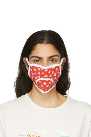 Marc Jacobs Three-Pack Multicolor Smiley Face Masks