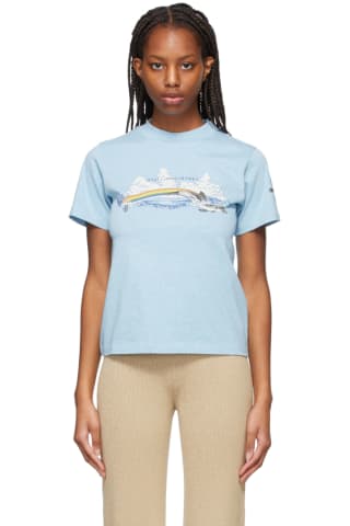 Stella McCartney Blue Rainbow Dolphin T-Shirt