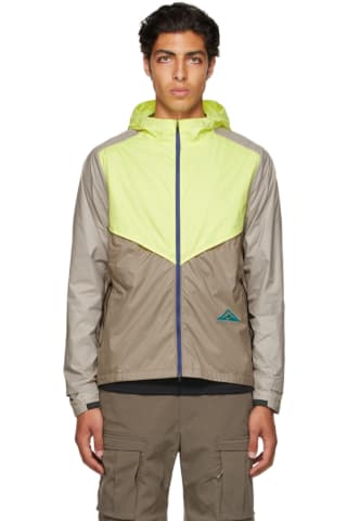 Nike Beige & Yellow Windrunner Jacket