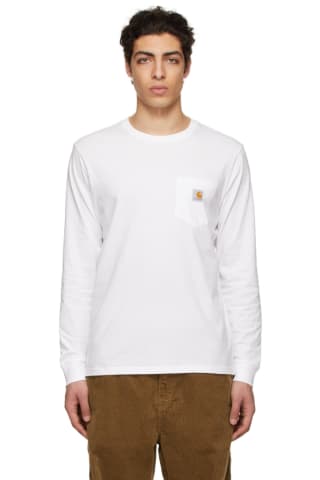 칼하트WIP Carhartt WIP White Cotton T-Shirt