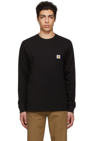 칼하트WIP Carhartt WIP Black Cotton T-Shirt