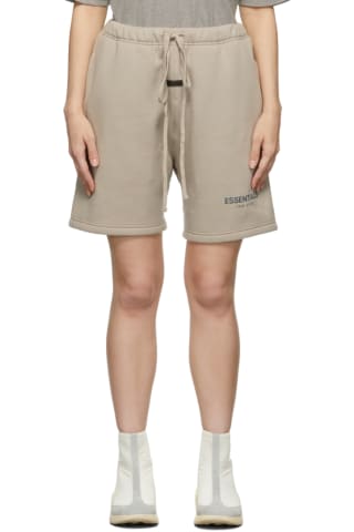[21FW 신상] 피어오브갓 에센셜 우먼 스웻 반바지 Essentials Grey Fleece Sweat Shorts,String