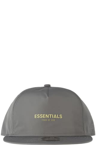 [21FW 신상] 피어오브갓 에센셜 키즈 로고 볼캡 모자 Essentials Kids Grey New Era Edition Strapback Cap,Misty morning