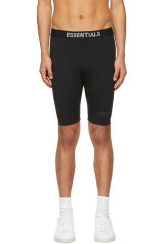 [21FW 신상] 피어오브갓 에센셜 바이커 반바지 Essentials Black Athletic Biker Shorts