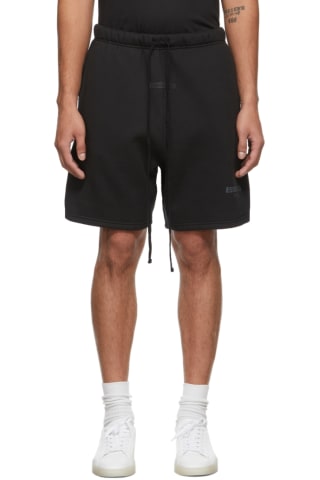 [21FW 신상] 피어오브갓 에센셜 맨 플리스 반바지 Essentials Black Fleece Shorts