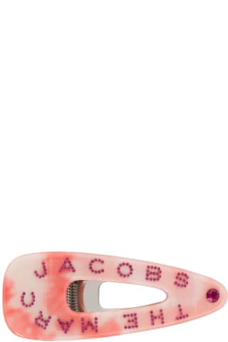 Marc Jacobs Pink & White The Tie Dye Barrette