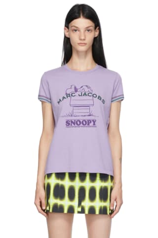 Marc Jacobs Purple Peanuts Edition Rest Of My Life T-Shirt