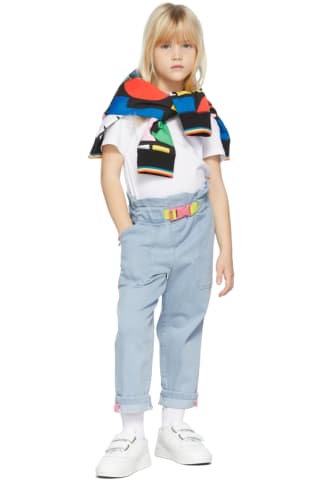 Marc Jacobs Kids Blue The Belted Jeans
