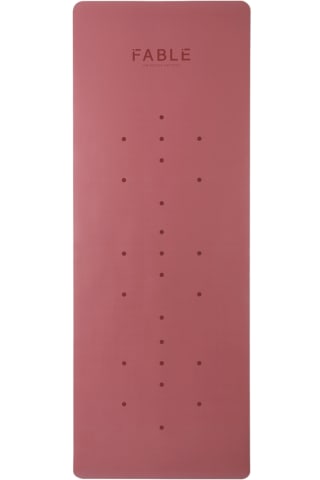 Fable Yoga Pink Rubber Pro Grip Studio Yoga Mat