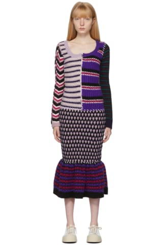 Marni Multicolor Mixed Wool Dress