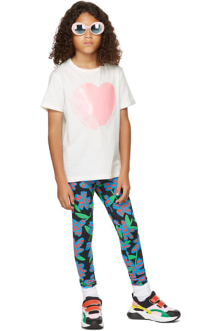 Stella McCartney Kids Off-White Heart Logo T-Shirt