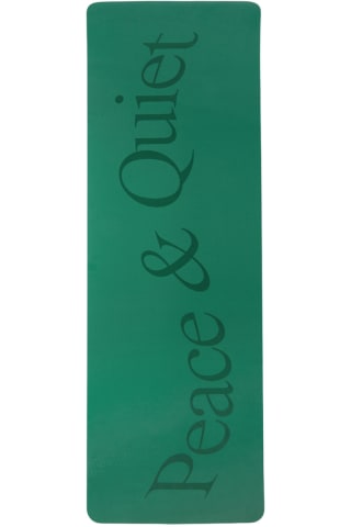 Museum of Peace & Quiet Green Logo Yoga Mat