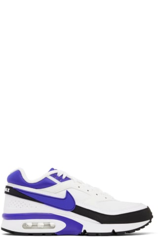 Nike White & Blue Air Max BW Sneakers