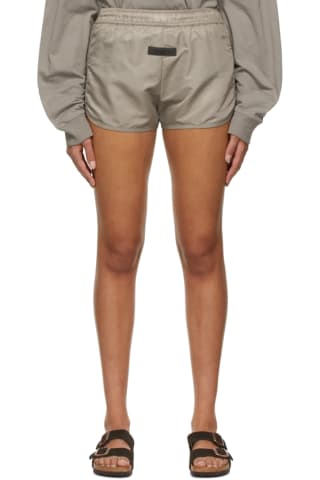 피어오브갓 에센셜 반바지 Essentials Taupe Nylon Shorts,Desert taupe, image