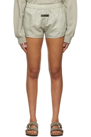 피어오브갓 에센셜 반바지 Essentials Green Nylon Shorts,Seafoam, image