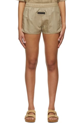피어오브갓 에센셜 반바지 Essentials Tan Nylon Shorts,Oak, image