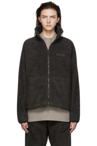피어오브갓 에센셜 Essentials Black Polyester Sweater,Iron