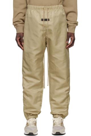 피어오브갓 에센셜 맨 트랙 팬츠 (20220429 드랍) Essentials Tan Nylon Track Pants,Oak