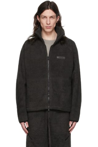 피어오브갓 에센셜 맨 재킷 (20220429 드랍) Essentials Black Polyester Jacket,Iron