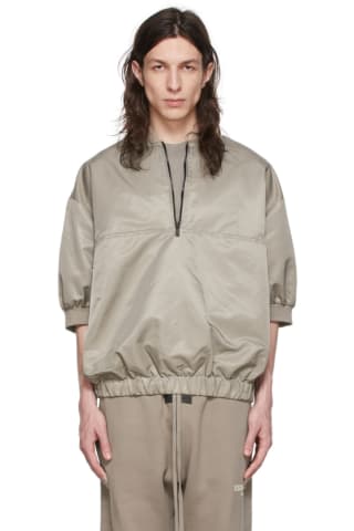 피어오브갓 에센셜 맨 재킷 (20220429 드랍) Essentials Taupe Nylon Jacket,Desert Taupe