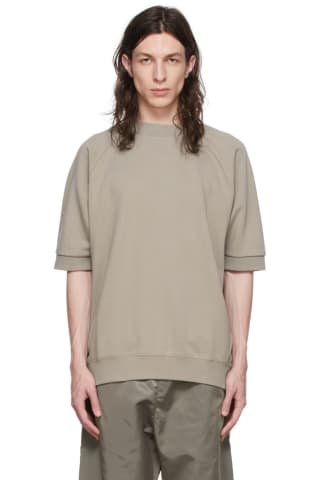 피어오브갓 에센셜 Essentials Taupe Cotton Sweatshirt,Desert Taupe