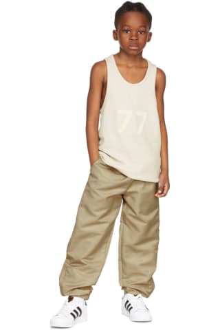 피어오브갓 에센셜 Essentials Kids Tan Track Pants,Oak