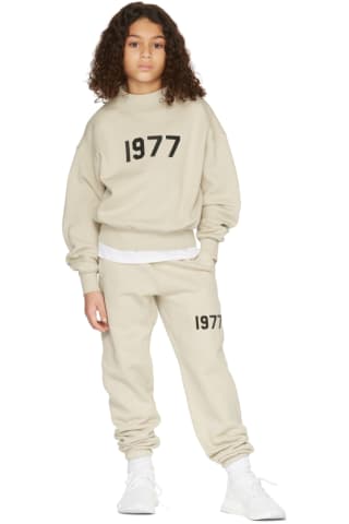 피어오브갓 에센셜 키즈 1977 맨투맨 Essentials Kids Beige 1977 Sweatshirt,Wheat Size: child