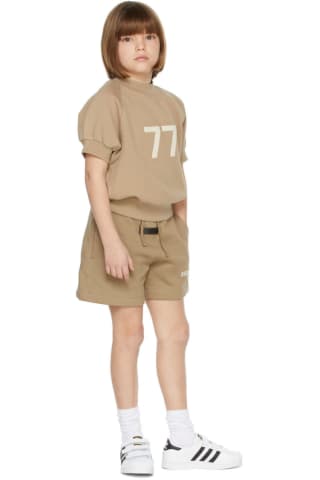 피어오브갓 에센셜 키즈 반바지 Essentials Kids Tan Fleece Shorts,Oakrnrn
