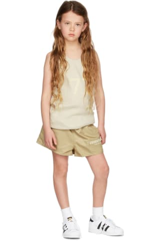 피어오브갓 에센셜 키즈 반바지 (20220429 드랍) Essentials Kids Tan Running Shorts,Oak 