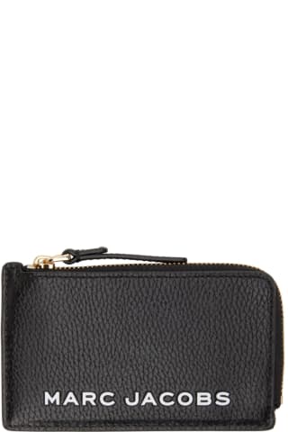 Marc Jacobs Black Small The Bold Top-Zip Wallet