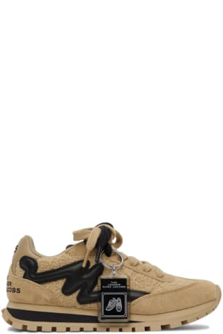 Marc Jacobs Beige The Teddy Jogger Sneakers