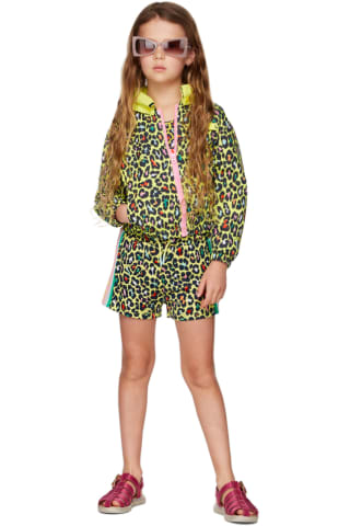 Marc Jacobs Kids Yellow Cheetah Shorts