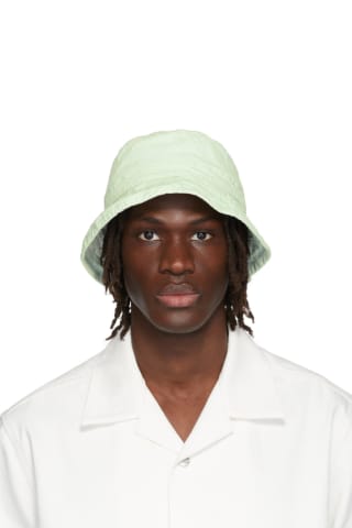 질 샌더 버킷햇 Jil Sander Green Cotton Bucket Hat,Light/Pastel Green