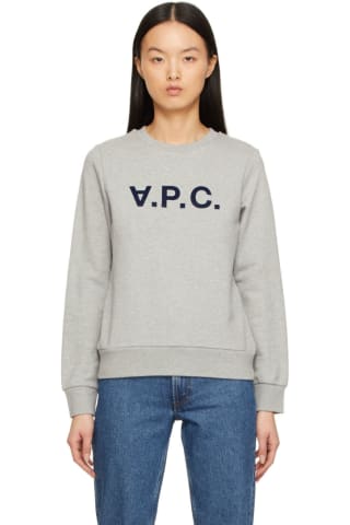아페쎄 A.P.C. Grey Viva Sweatshirt,Heather Grey