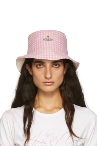 비비안 웨스트우드 버킷햇 Vivienne Westwood Pink Patsy Bucket Hat