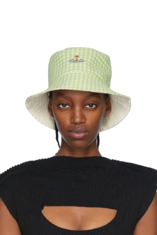 비비안 웨스트우드 버킷햇 Vivienne Westwood Green Patsy Bucket Hat