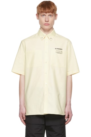 Burberry Yellow Cotton Shirt